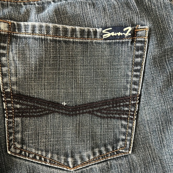 Men’s 38x34 Seven jeans 100% cotton straight - Picture 3 of 6